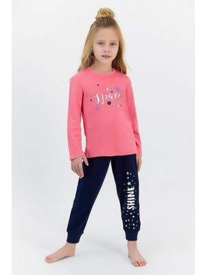 RolyPoly Roly Poly 2565 Space Kız Çocuk Pijama Takımı