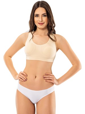 Modinn 1215 Kadın Pedli Kalın Askılı Büstiyer