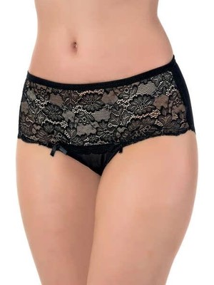 Lüx Drm 2503 Kadın Pamuklu Dantelli Likralı Bato Slip Külot