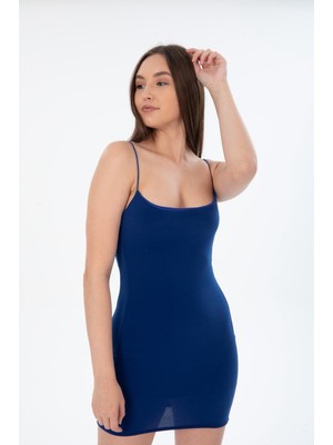 Modazeyosh Kadın Ip Askılı Sandy Mini Elbise