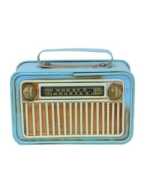 Tekinhediyelik Dekoratif Metal Radyo