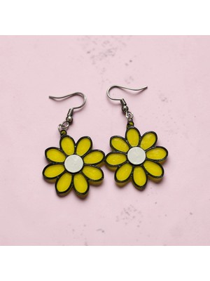 Küpe Papatya Modeli