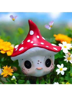 Sevimli Elf Mantar Biblo/dekoratif