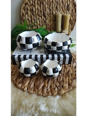 Dama 4 Lü Saksı Seti