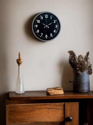 Motto Ticaret 36 cm Asil Dekoratif Duvar Saati