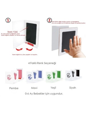 Motto Ticaret Bebek El ve Ayak Izi Anı Baskı Seti