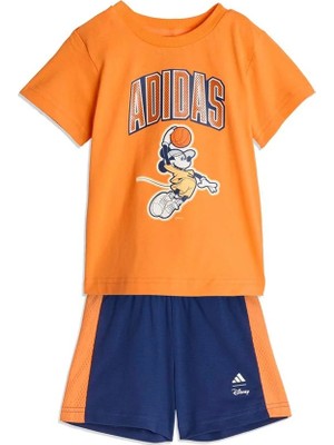 Adidas Bebek  Turuncu  Şortlu Takım I Dy mm T Set JZ3547