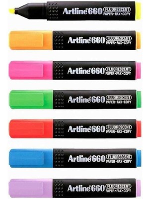 Belirtilmemiş 660 Fosforlu Kalem 7 Li Set