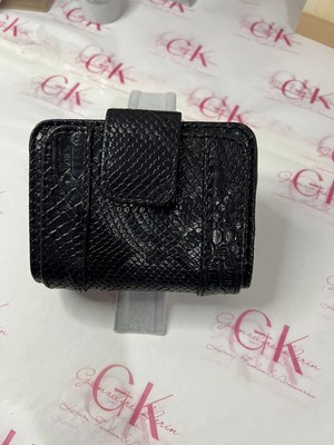 Yılan Derisi Mıknatıslı Lüx Cüzdan Suni Deri Kroko