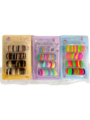 Elas Home Çocuk Bebek 1 Paket Küçük Lastik  65 Li