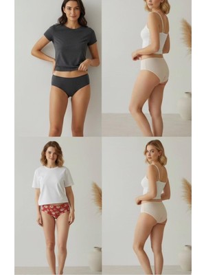 Lolitam Hb Comfort Kadın Pamuklu Slip Külot 3’lü Set – Konfor ve Şıklık