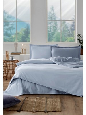 Ronanna Özdilek Çift Kişilik Ranforce Nev Takımı Colourist Buz Mavisi Marina