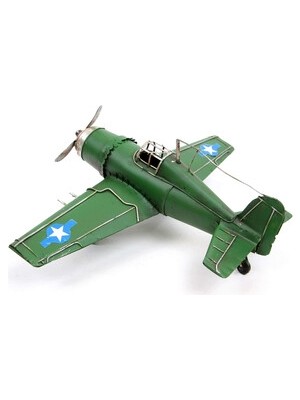 Tekinhediyelik Dekoratif Metal Uçak