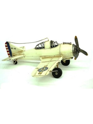 Tekinhediyelik Dekoratif Metal Uçak