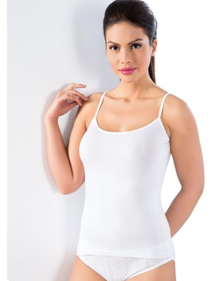 Yeni LÜX DRM 3620 Battal Bamboo ip Askılı Atlet