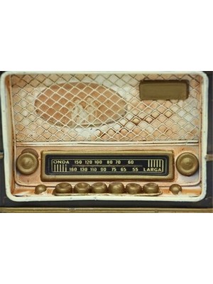 Tekinhediyelik Dekoratif Metal Radyo