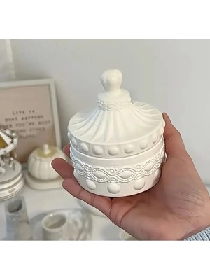 Desenli Kapaklı Takı Kutusu MODEL43 /el Yapımı