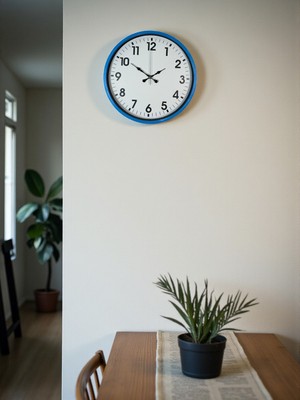 Motto Ticaret 36 cm Standart Mavi Duvar Saati