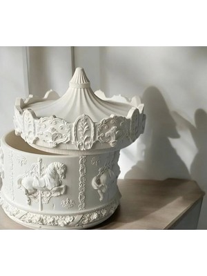 Dekoratif Atlı Karınca Model Kapaklı Kutu