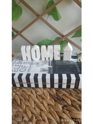 Evdeki Atölyem Home Yazısı Ev Dekoratif Obje Biblo