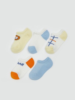 Lc Waikiki Yeni Sezon Baskılı Erkek Bebek Patik Çorap 5'li