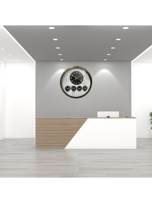 Motto Ticaret Eskitme 52 cm Dünya Saati