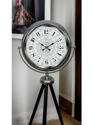 Motto Ticaret Elegance Desenli Tripod Ayaklı Saat