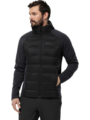 Jack Wolfskin Tasman Do Hybrid Erkek Siyah Outdoor Ceketi