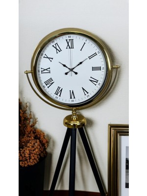 Motto Ticaret Gold Roma Rakamlı Lüks Tripod Ayaklı Saat