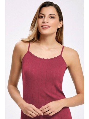 Yeni İlke 223 Kadın Jakarlı İp Askılı Atlet