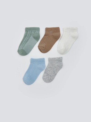 Lc Waikiki Yeni Sezon Basic Kız Bebek Patik Çorap 5'li