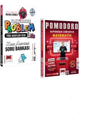 2026 Tüm Adaylar Için Taktiklerle Problemler + Pomodoro 2 'li Set Ilyas Güneş