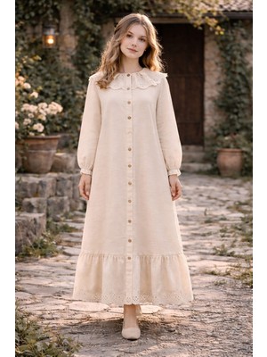 Tarz Çocuk Kız Çocuk Uzun Kollu Tesettür Elbise 11-14 Yaş Özel Gün ve Davetlik