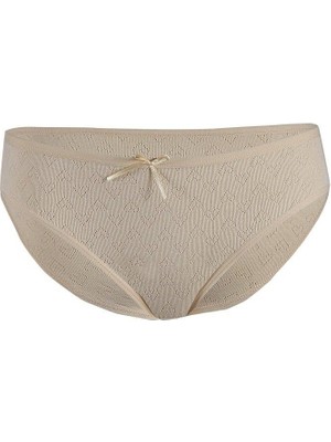 Yeni Yıldız 3576 Ten Kalpli Kadın Bikini Külot