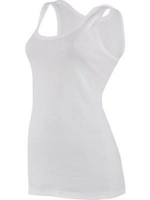 Yıldız 2056 Beyaz Geniş Askılı Kaşkorse Kadın Atlet