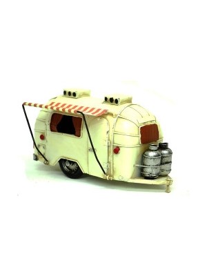Tekinhediyelik Dekoratif Metal Karavan Tenteli