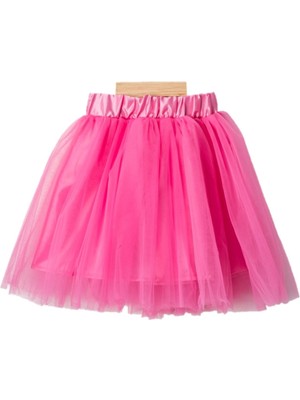 Kız Çocuk Beli Lastikli Tütü Etek 6/14 Yaş