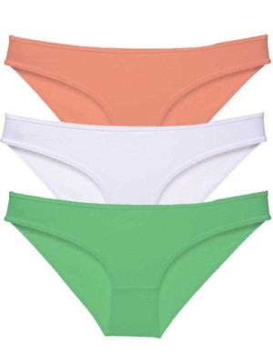 Çerçici 3 Adet Süper Eko Set Likralı Kadın Slip Külot 544-ROYALEKS