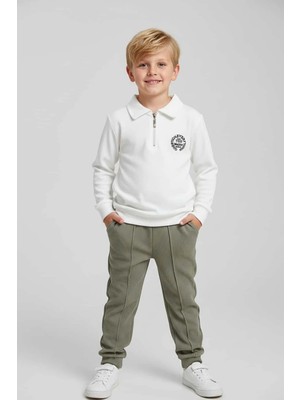 Zubi Baby & Kids Wear Polo Yaka Fermuarlı Takım (7-10 Yaş)
