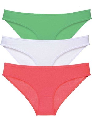 Çerçici 3 Adet Süper Eko Set Likralı Kadın Slip Külot 546-ROYALEKS