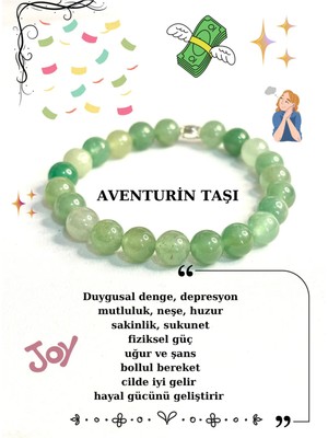 Aventurin Bileklik Sertifikalı