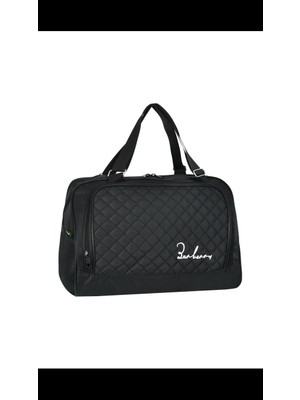 Derin Stok Askılıklı Spor El Valizi Orta Boy Su Geçirmez El Çantası Sıyah