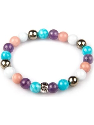 Dogal Taş Çakra Bilekliği 8 mm