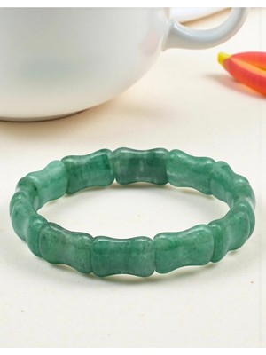 Yeşil Kuvars Doğal Taş Roleks Bileklik 10 x 17 mm Özel Kesim