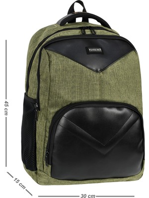 Derin Stok Laptop Bölmeli̇ Günlük Okul Sirt Çantasi