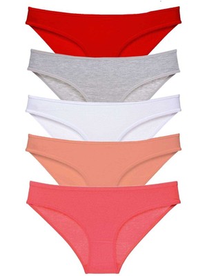 Çerçici 5 Adet Süper Eko Set Likralı Kadın Slip Külot 519-ROYALEKS