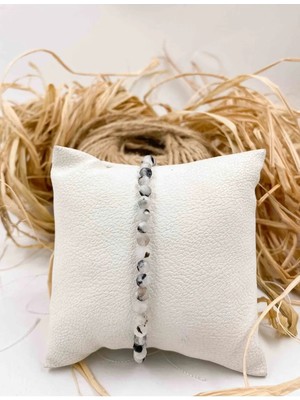 Ay Taşı Bileklik 4 mm Faset Kesim