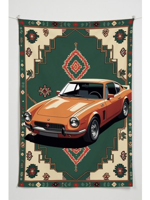 Charmbi Gamer Duvar Örtüsü -  Çok Renkli Anime Temalı Kumaş Oda Dekoru Tapestry