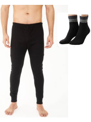 Uygur Saf Yünden Sıcak Tutan Erkek Için Alt Içlik Uzun Don