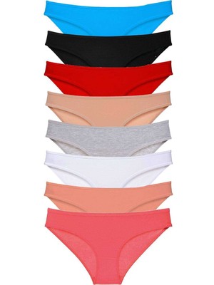 Çerçici 8 Adet Süper Eko Set Likralı Kadın Slip Külot Set 2-Royaleks